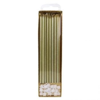 Extra Tall Candles - Gold